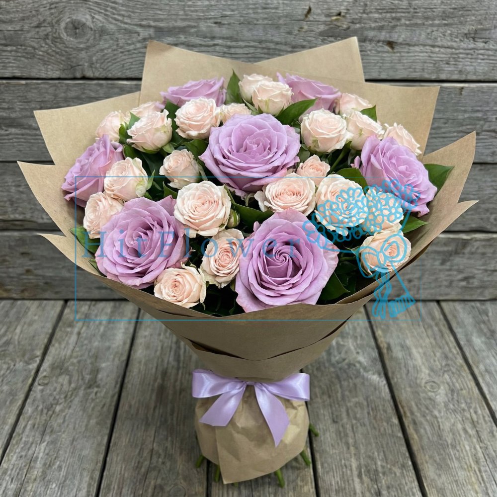 Букет цветов из: Розы